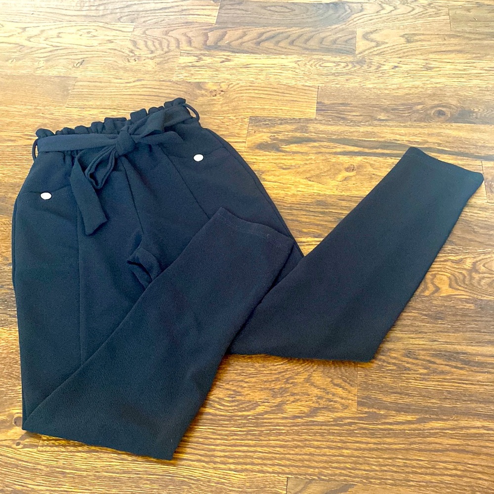 SHEIN paper bag dress pants